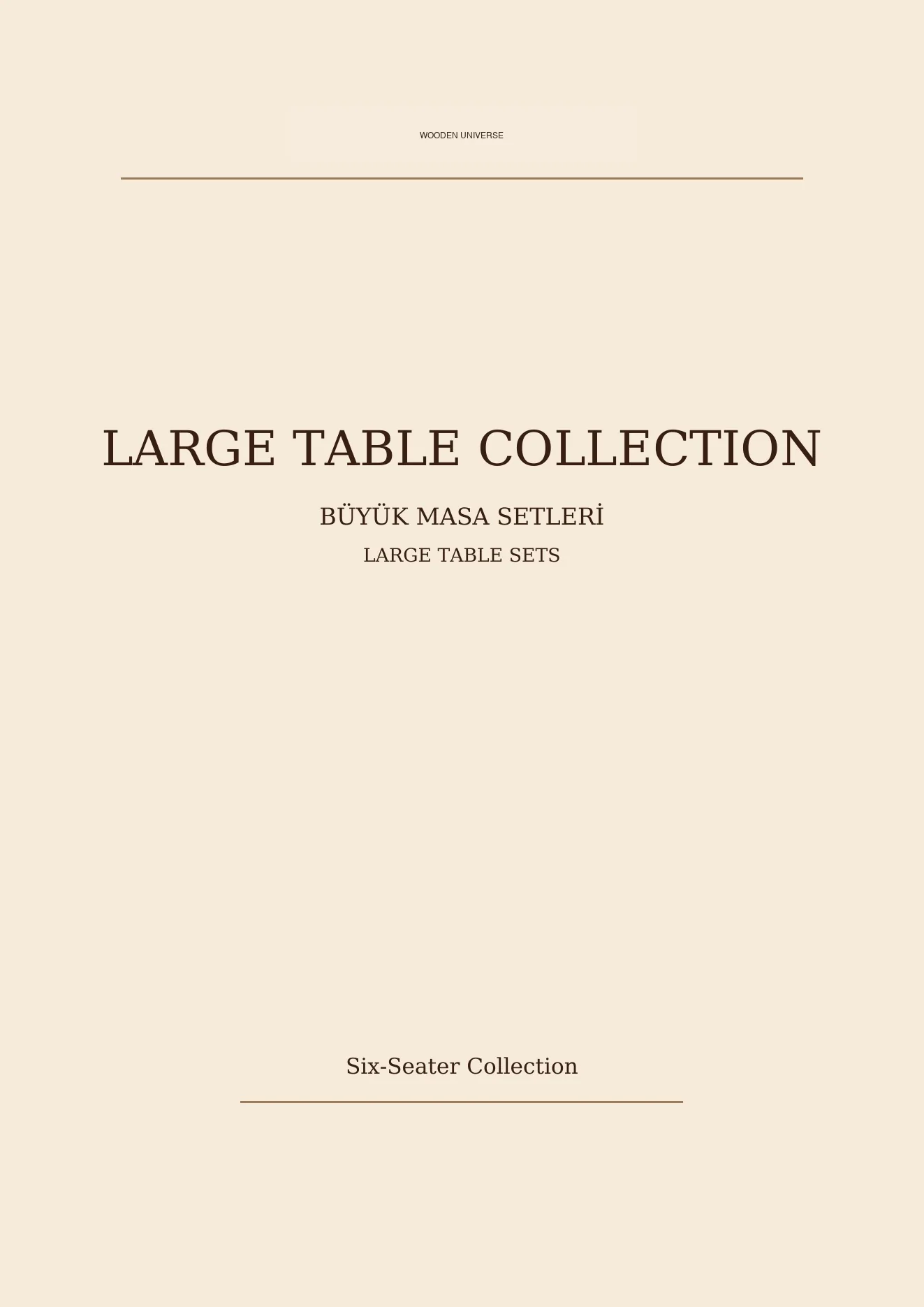 Masa ve sandalye setleri · sayfa 8